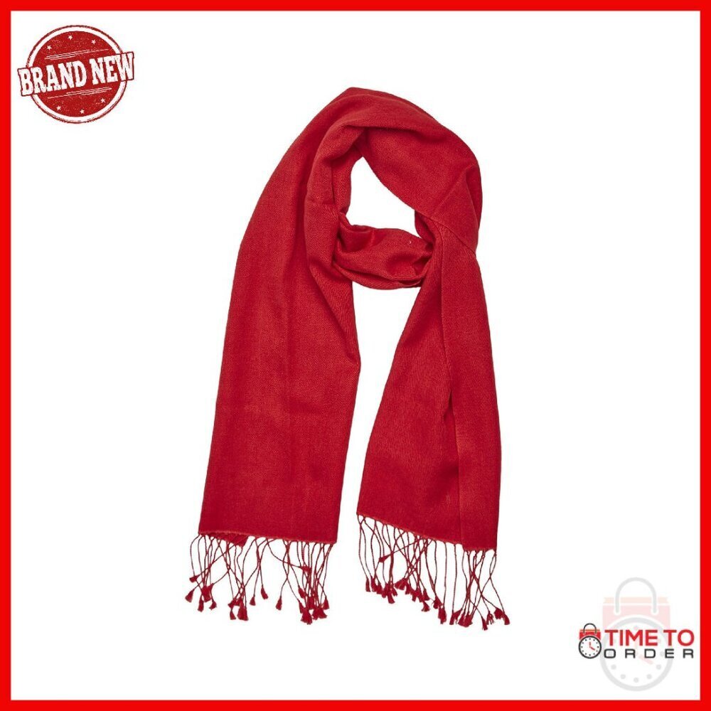 Luxury Cashmere Silk Pashmina Scarf 12x60 Inches Elegant Versatile